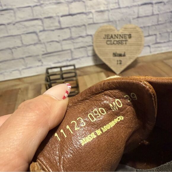 Vintage Camper Shoes, Leather Shoes, Hand Stitched Shoes, EU 39 main image 7